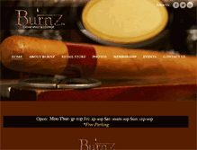 Tablet Screenshot of burnzcigars.com